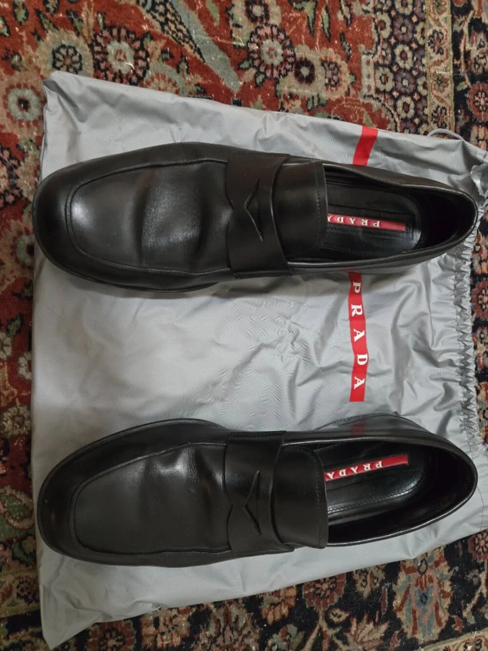 Men's Prada Toblach Loafers US Sz. 10.5 (Prada Sz. 9.5)